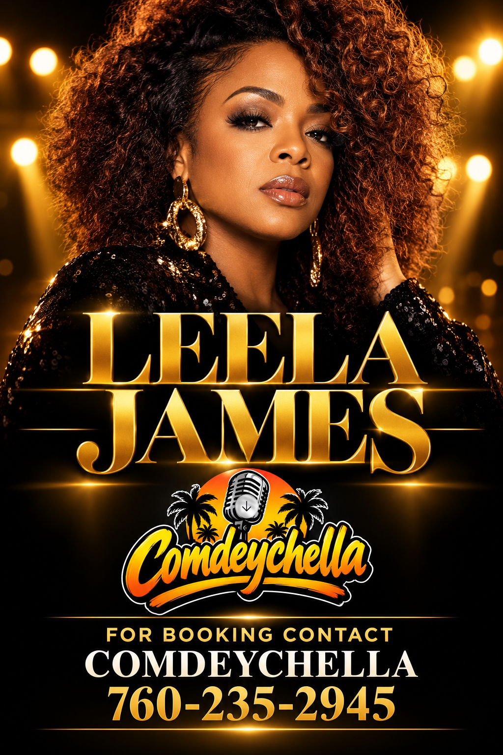 Leela James promotional flyer