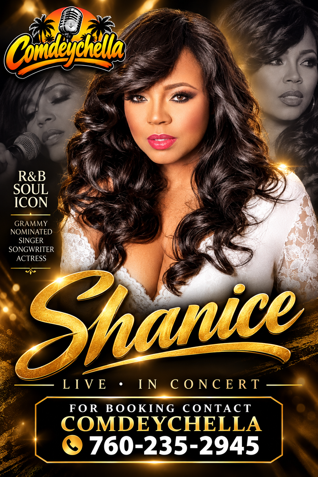 Shanice promotional flyer