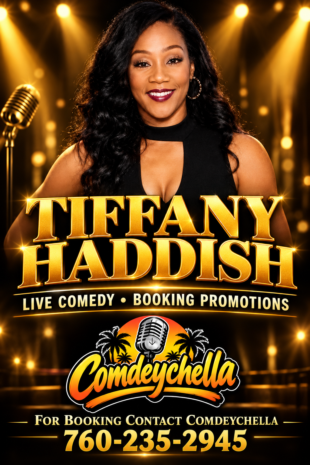 Tiffany Haddish promotional flyer
